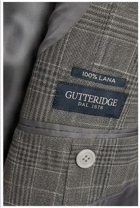Americana de Cuadros Príncipe de Gales 100% Lana – Talla 48