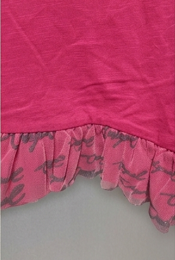 Vestido Desigual Fucsia Mandala Lentejuelas Talla 11/12 años