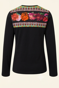 Camiseta Manga Larga Niña Desigual Lentejuelas Mágicas Reversibles – Talla 11/12 Años